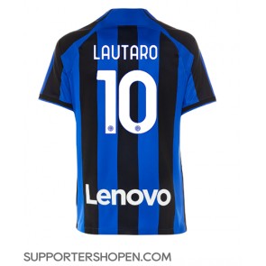 Inter Milan Lautaro Martinez #10 Hemma Matchtröja 2022-23 Kortärmad